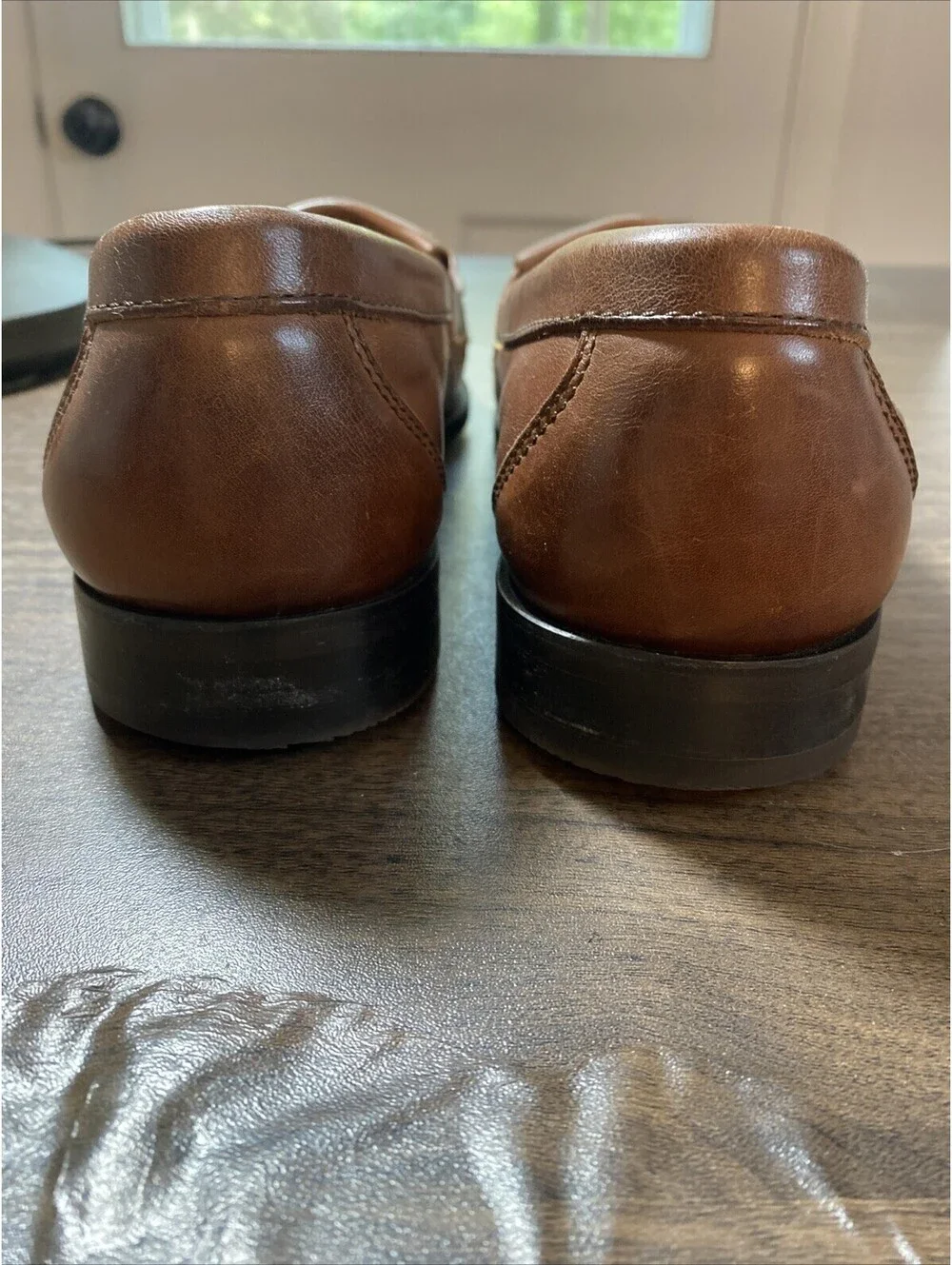 Men’s Johnston & Murphy Kaplan Saddle Tan 25-6203 Size 11.5M